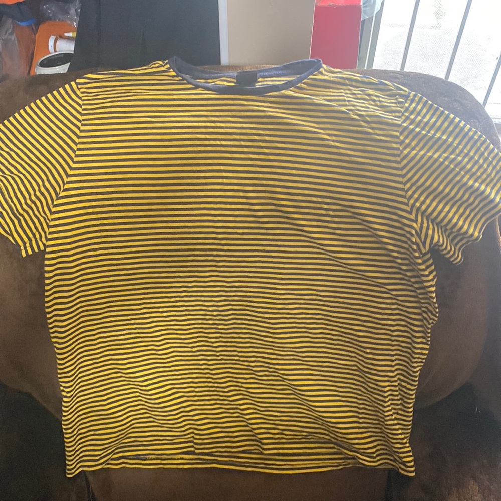 Medium Yellow & Navy Blue Tee from H&M
